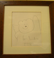 Disegno del regista Wim Wenders